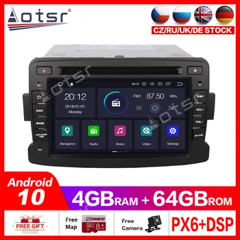 

Android10.0 4G+64GB Car multimedia dvd player GPS For Renault Duster 2012 2013 GPS Navigation radio auto stereohead unit Audio