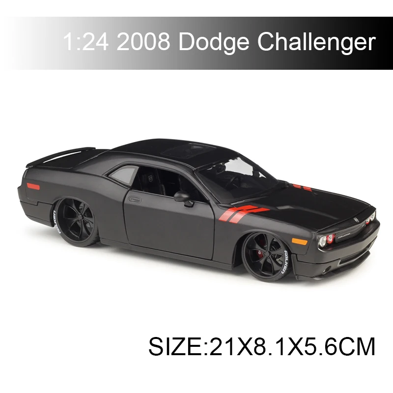 

Модель автомобиля Maisto 1:24 под давлением 2008 Dodge Challenger, модель игрушечного автомобиля, модель автомобиля Maisto, модели детских автомобилей