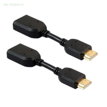 

Mini Portable 11cm HDMI Cable Any Angle Adjustable Rotation HDMI Male to Female Swivel Adapter Converter 100pcs/lot