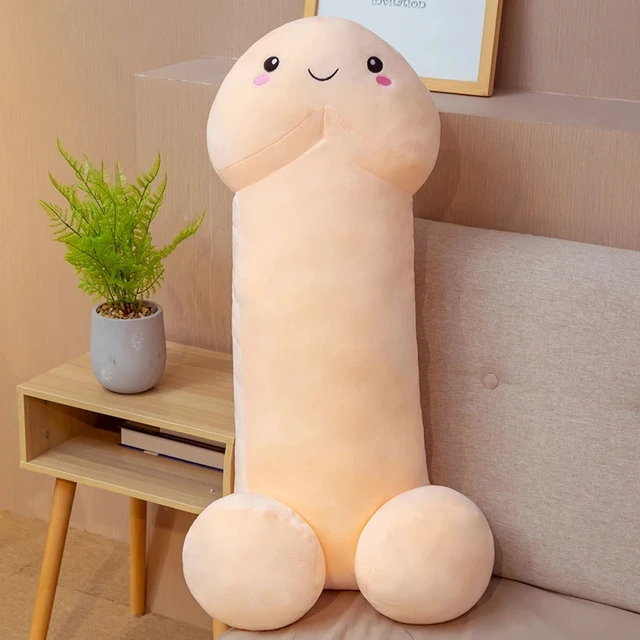 30-90cm Real-Life Long Penis Plush Toy Stuffed Dick Trick Lifelike Doll Penis Expressions Funny Pillow Sexy Toys Gift Lovers 4