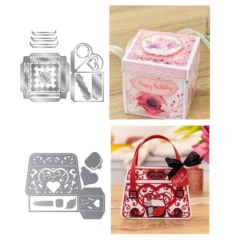 Arizona Bag Dies Handbag Box Metal Cutting Dies For Diy Scrapbooking
