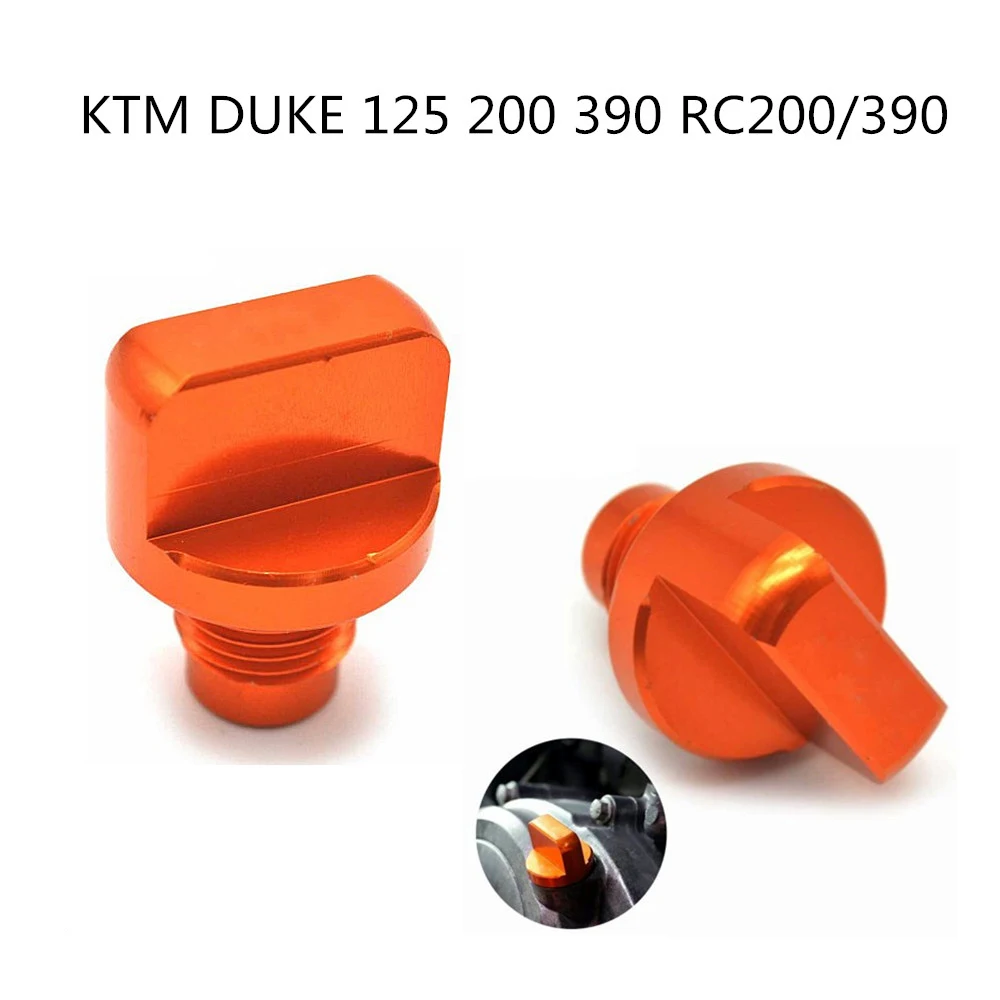 

Motorcycle Engine Magnetic Oil Drain Plug CNC Aluminum for KTM DUKE 390 2013-2018, DUKE 125/200, Duke 250 2017 2018