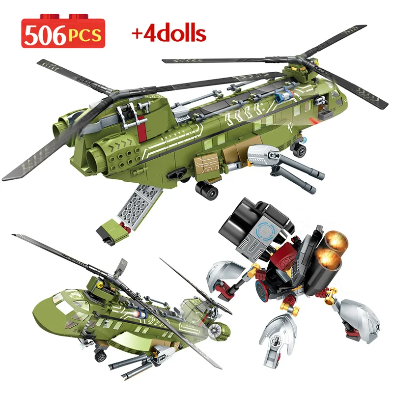 WW2 лагерь Сторожевая Башня Мобильная команда обороны Танк строительные блоки для