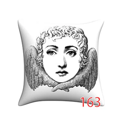 19 Ретро rosenthal Piero fornasetti в европейском стиле декоративная подушка, подушка с сердцевина из хлопчатобумажной пряжи подушка для офисного кресла Винтаж декоративная подушка для дома - Цвет: 19