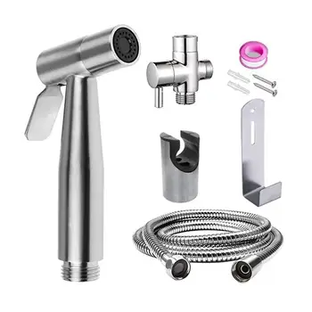 

1 Set of Plastic Spray Bidets Female Bidet Pressure Boost Washing Toilet Shower Tool (Set A, AU Regulations EU Regulations)