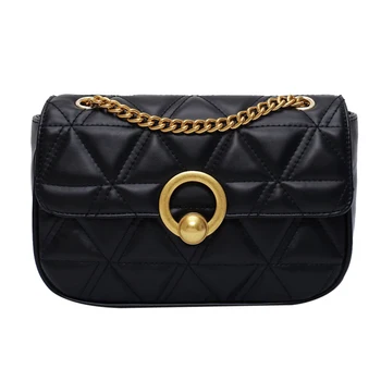 

200101 iVog New Arrival Everyday Female Messenger Crossbody Handbag Quilted Chain Fashion Hand Bags for Women 2019