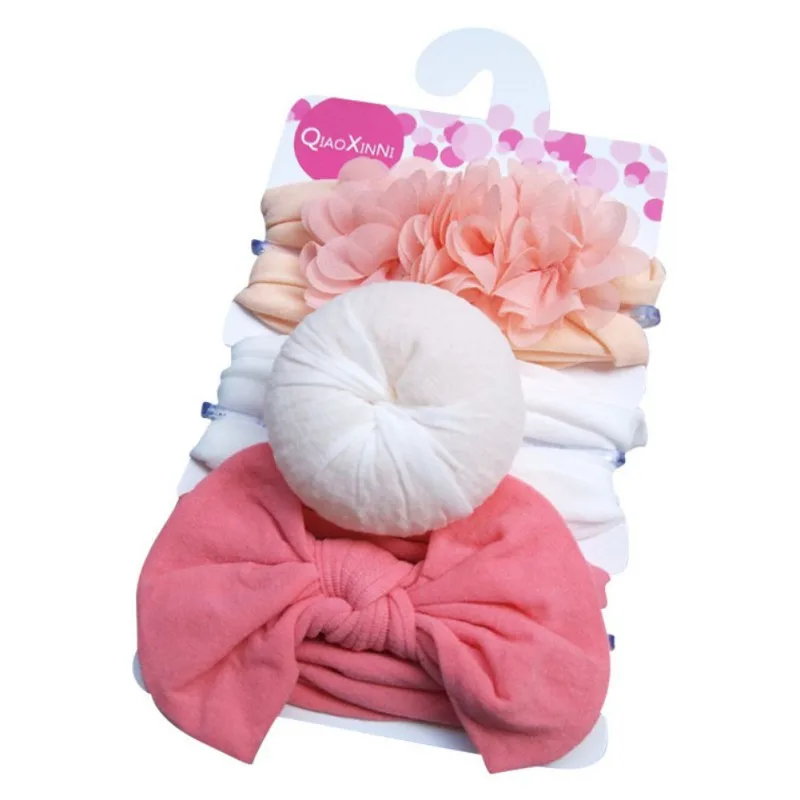 ; Детская лента для волос; ободок для волос; тюрбан для малышей однотонные повязка на голову детская лента для волос для девочек, бантики, аксессуары для волос Головные уборы для маленьких девочек повязка на голову, 3 шт./компл
