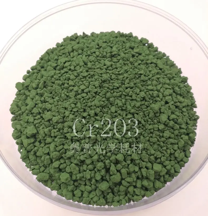 

High-purity Chromium Oxide Green Chromium Trioxide Cr2O3 Optical Coating Consumables Chromium Oxide 1000g Packaging