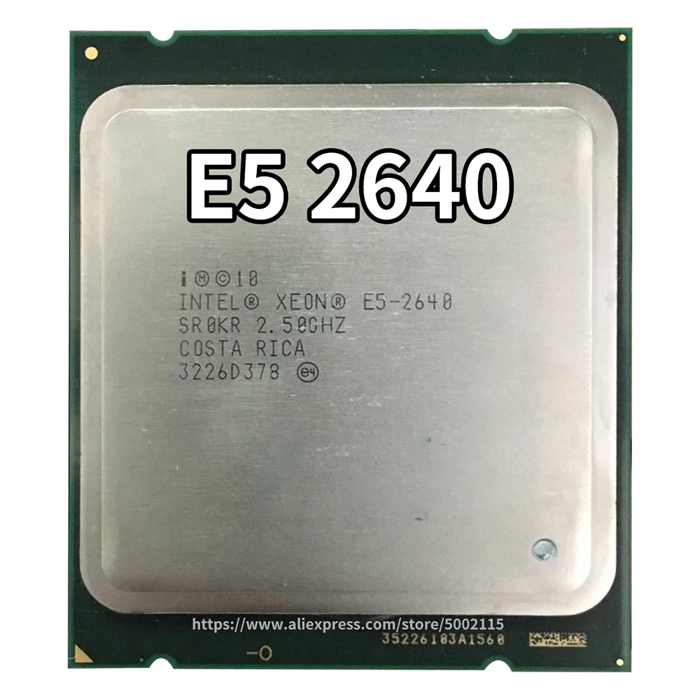 Процессор Intel Xeon E5 2640 Socket 2011 LGA2011 Hexa 6 Core cpu