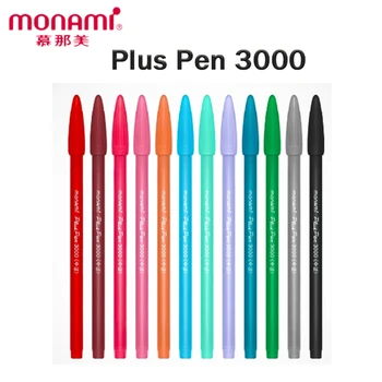

Monami Plus Pen 3000 Water-based Gel Pens Hand Account Hook Line Pens Fiber Gel Pen Writing/Graffiti/Notes Canetas Stationery
