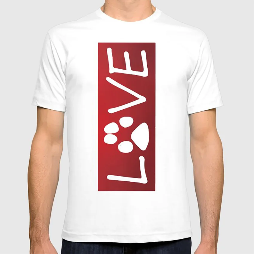 Dogs are Love футболка для собак love pawprint doglover
