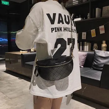 

Fashion Ladies Chest Waist Bag Women Cross-body Bag PU Leather Sling Bag Casual Sport Pouch Bags For Travel Party Shopping