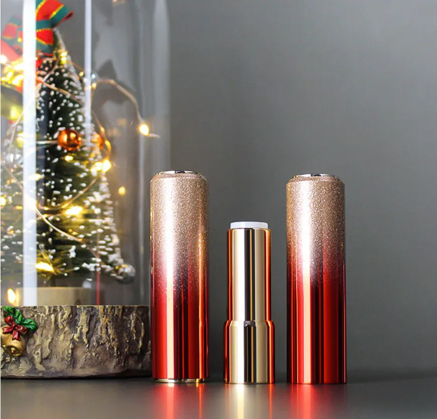 Новое поступление 4 г бальзам для губ трубы с зеркалом пустой черный Lip stick Трубки DIY Блеск для губ упаковки