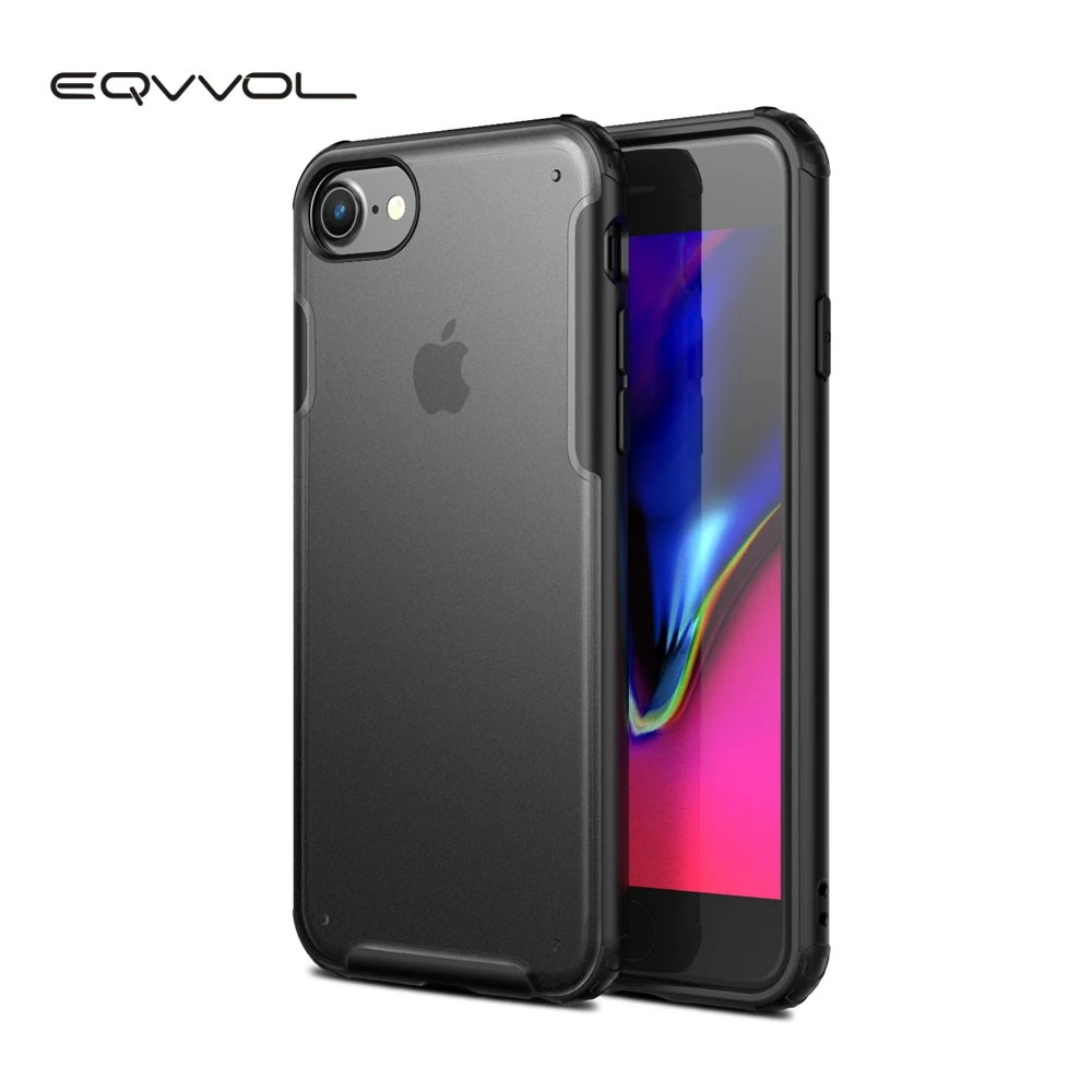 Eqvvol полный корпус противоударный чехол для iPhone X XS MAX XR ультра тонкий прозрачный