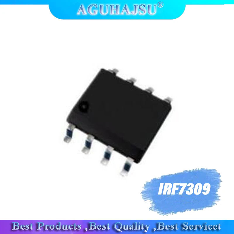 10 шт. IRF7309TRPBF лапками углублением SOP-8 IRF7309TR SOP IRF7309 F7309 SMD оригинал | Электронные