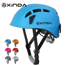 Xinda Рок альпинизм, спуск шлем открытый Speleology горное спасательное оборудование для расширения безопасности шлем спелеологический рабочий шлем