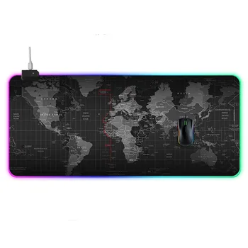 

Gaming Mouse Pad RGB Large Mouse Pad Gamer Big Mouse Mat Computer Mousepad Led Backlight Surface Mause Pad Keyboard Desk Mat