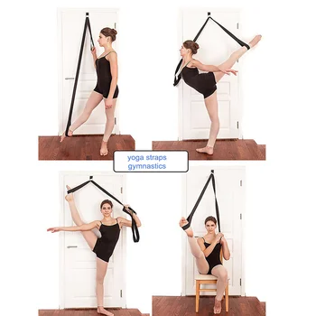 

Stretcher-Strap door Flexibility Stretching Legs Stretcher Strap for Ballet Cheer Dance Gymnastics Trainer Yoga Flexibility Legs