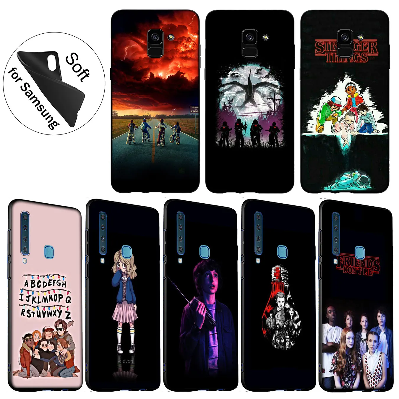 Мягкий силиконовый чехол IYICAO Stranger Things tv для samsung Galaxy J8 J7 Duo J6 J4 Plus A2 Core Prime 2018 TPU
