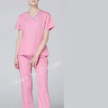 Женский костюм медсестры, медицинская форма, лабораторное пальто, больничная одежда доктора, многоцветная Хирургическая Одежда, Женский медицинский костюм