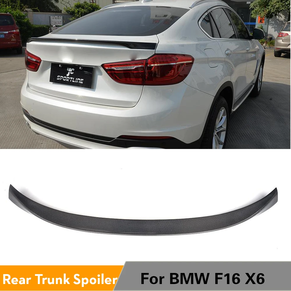 P Rear Winow ABS Plastic BLACK GLOSS Performance FINS Add on For BMW X6 F16 