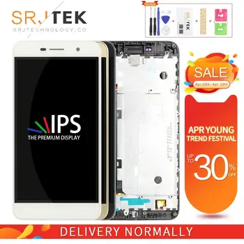 

Srjtek For Huawei Y6 Pro LCD Display Panel with Touch Screen Digitizer 5.0'' Full Assembly Frame TIT-U02 TIT-AL00 TIT-L01