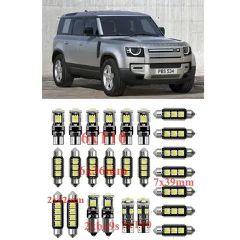 

Car Interior Led Light Kit For Land Rover Defender Discovery Evoque Freelander error free t10 31mm 36mm 39mm 42mm