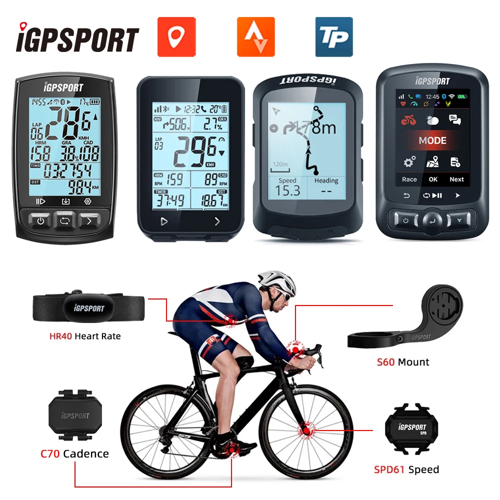 Igpsport GPS Enabled Bike Bicycle Computer SALE igs10 iGS20E iGS50E