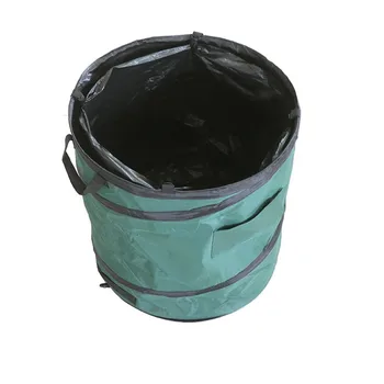 

Portable Collapsible Trash Can Pop-Up Garden Leaf Garbage Storage Bag Flowers Grass Collection Bin Camping Picnic Outdoor Bucket
