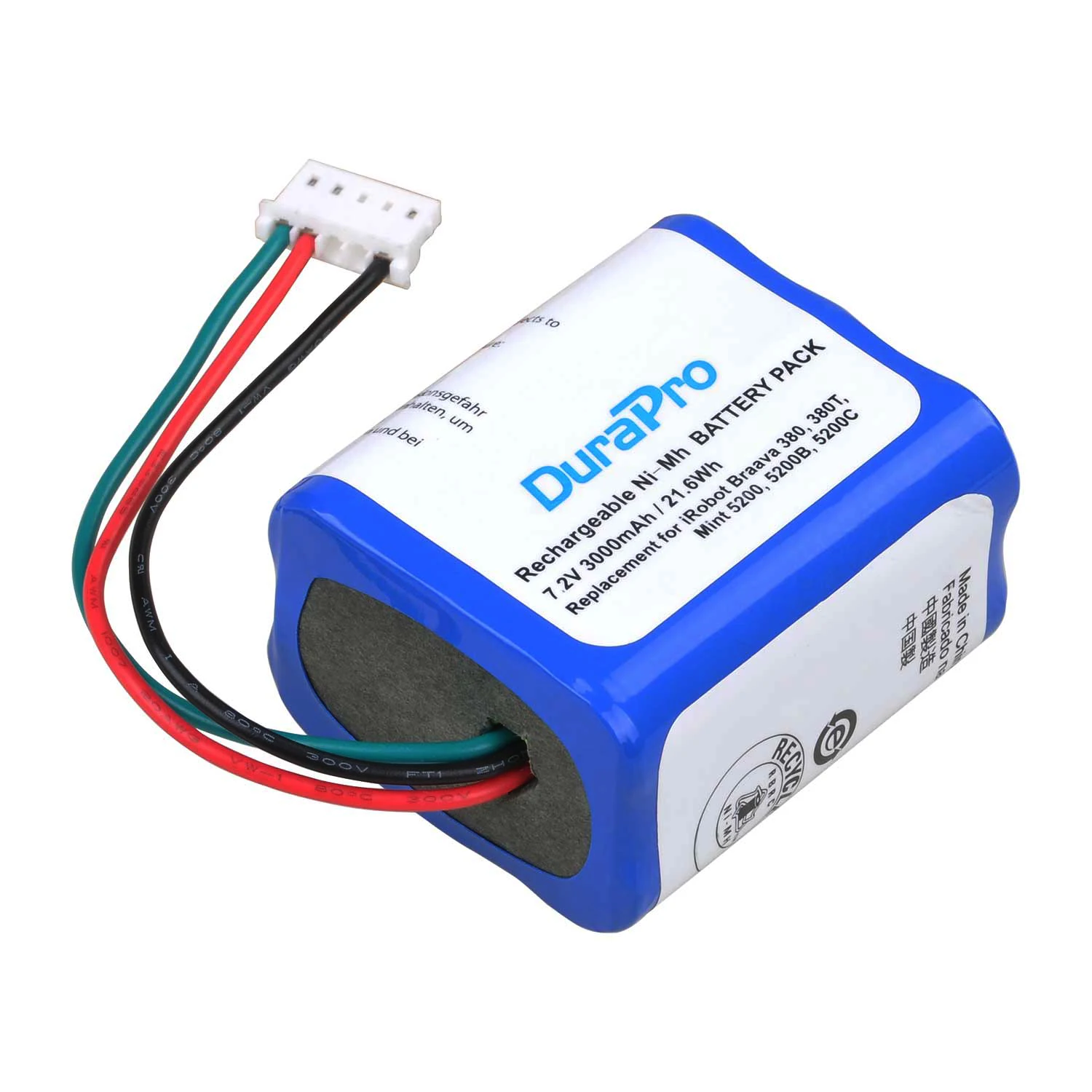 Vhbw 2x Ersatzrad Kompatibel Mit IRobot Mint 4200, 5200c, 320, 380t Saugroboter, Wischroboter