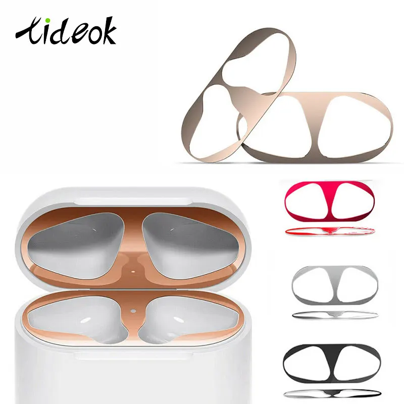 

Metal Plating Dust Guard Earphone Dust-proof Ultra-Thin Protection Sticker Headphone Accessories For Apple Airpods