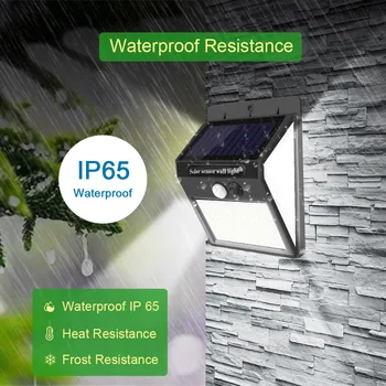 

Wall Lamps 3 Modes 140 LED Outdoor Lighting Garden Lights Solar Light Waterproof Powered Sunlight Motion Sensor Decoration Path