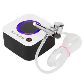 

Airbrush Makeup Kit With Compressor Nano Oxygen Injection Atomization Airbrush Moisturizing Facial Skin Care Sprayer Machine 4