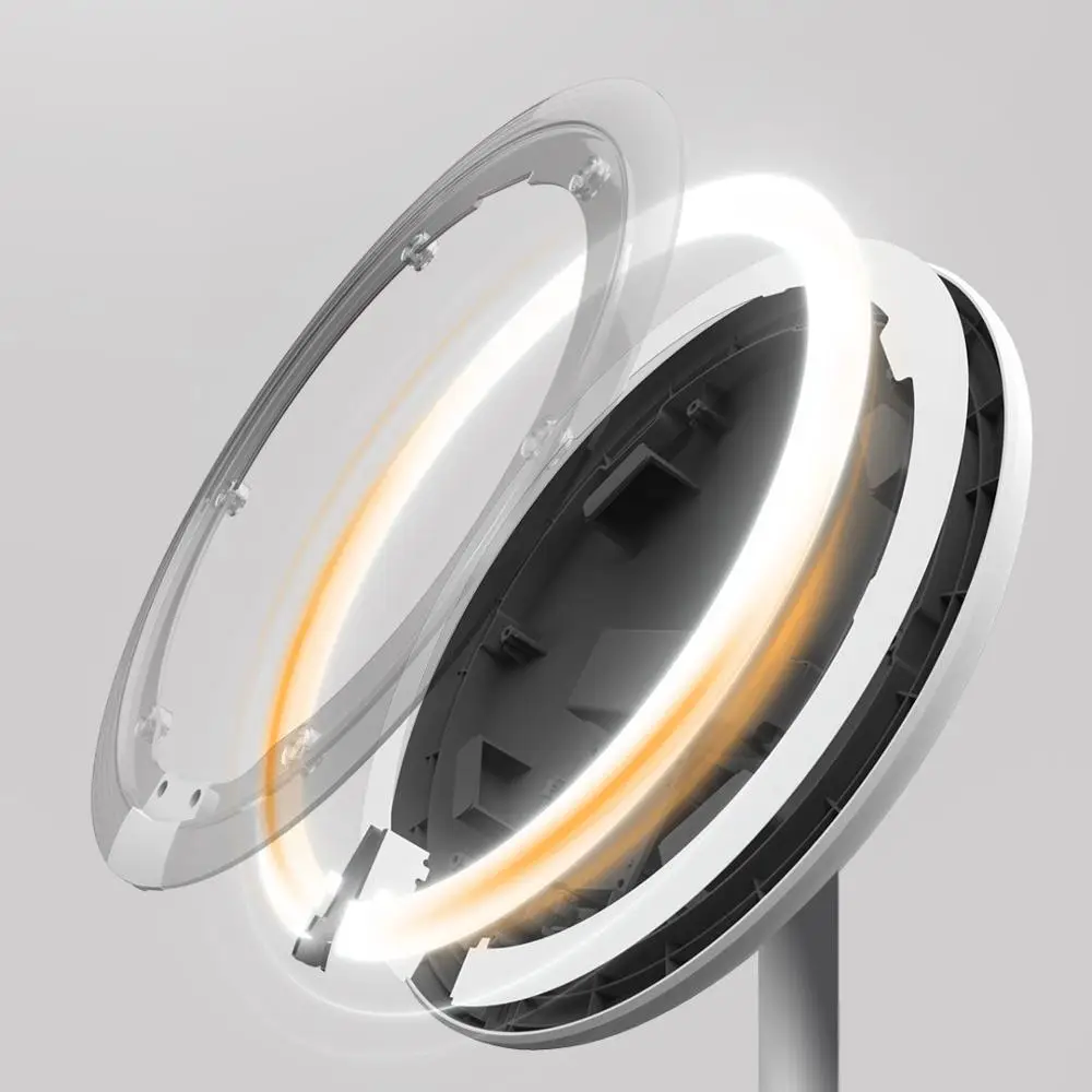 AMIRO HD Зеркало для макияжа дневного света USB зарядка Регулируемый подсветка