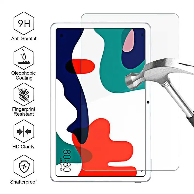 Tempered Glass Screen Protector For Huawei MatePad 10.4 MediaPad M5 10 Pro Lite 8 Honor Pad V6 Tablet Glass