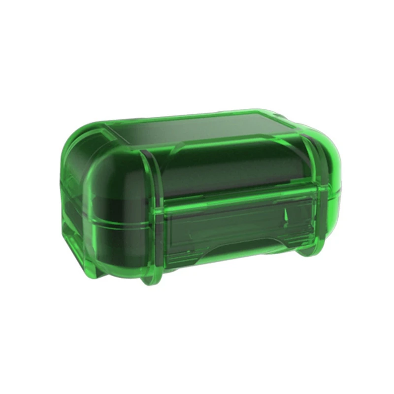 Green Человек мини-кошелек для монет Чехол для наушников коробка для наушников Hasp портмоне USB кабель Органайзер водонепроницаемые сумки для монет - Цвет: Green