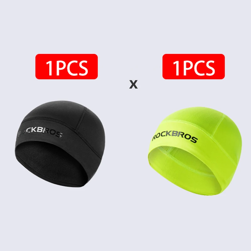 2 pcs ROCKBROS зимняя Беговая Кепка ветрозащитная теплая Теплая Флисовая дышащая Лыжная мотоциклетная шапка для женщин MTB Велоспорт головной убор наушник - Цвет: 2 pcs