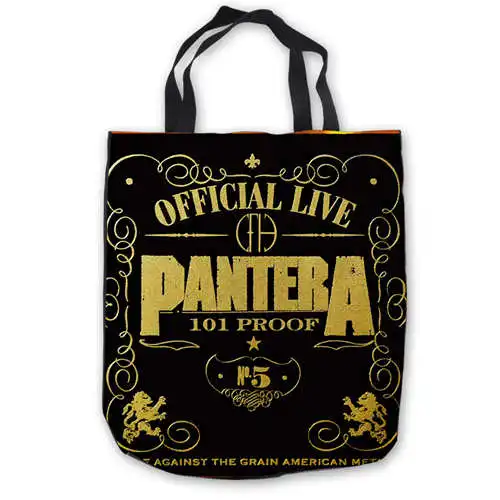 

Custom Canvas pantera-final-front-cover Tote Shoulder Shopping Bag Casual Beach HandBag Daily Use Foldable Canvas #180713-07-2