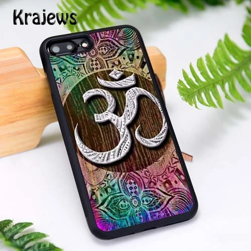 Krajedies Aum Ом Намасте символ дзен, йога телефон сумка чехол для iPhone 5 6 S 7 8 Plus 11 Pro X XR XS Max samsung Galaxy S6 S7 S8 S9 S10 - Цвет: 001