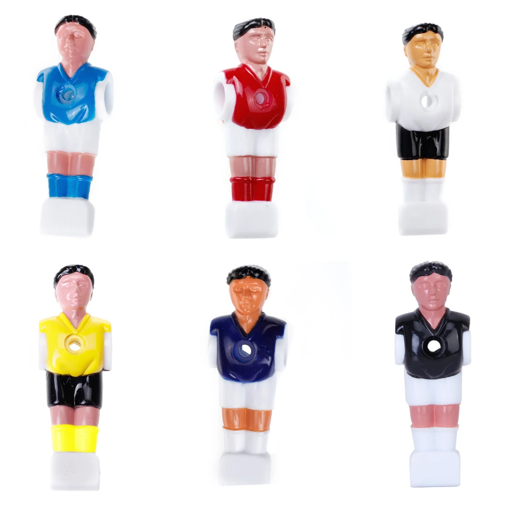 Table Football Game Professional Foosball Socccer Men Player Replacement Parts Universal for Standard Foosball Tables Various Colors