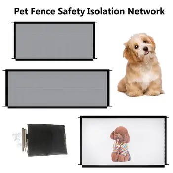 

Pet Dog Fence Gate Safe Guard Safety Enclosure Dog Fences Dog Gate The Ingenious Mesh Magic Pet Gate Isolation network For Dogs