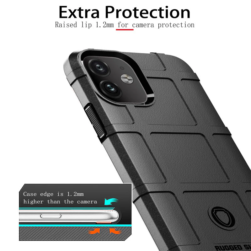 Прочный защитный чехол для iPhone SE2020 бронированный тяжелый 11 Pro Max 6 6S 7 8 Plus X XS XR