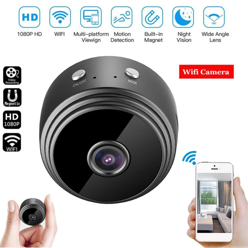 Мини-ip-камера A9 Wi-Fi 1080P | Электроника