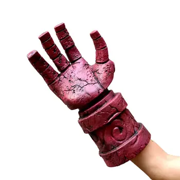 

Halloween New Style Hellboy Mask Cos Hellboy Gloves Movie Role Props Factory Direct Wholesale