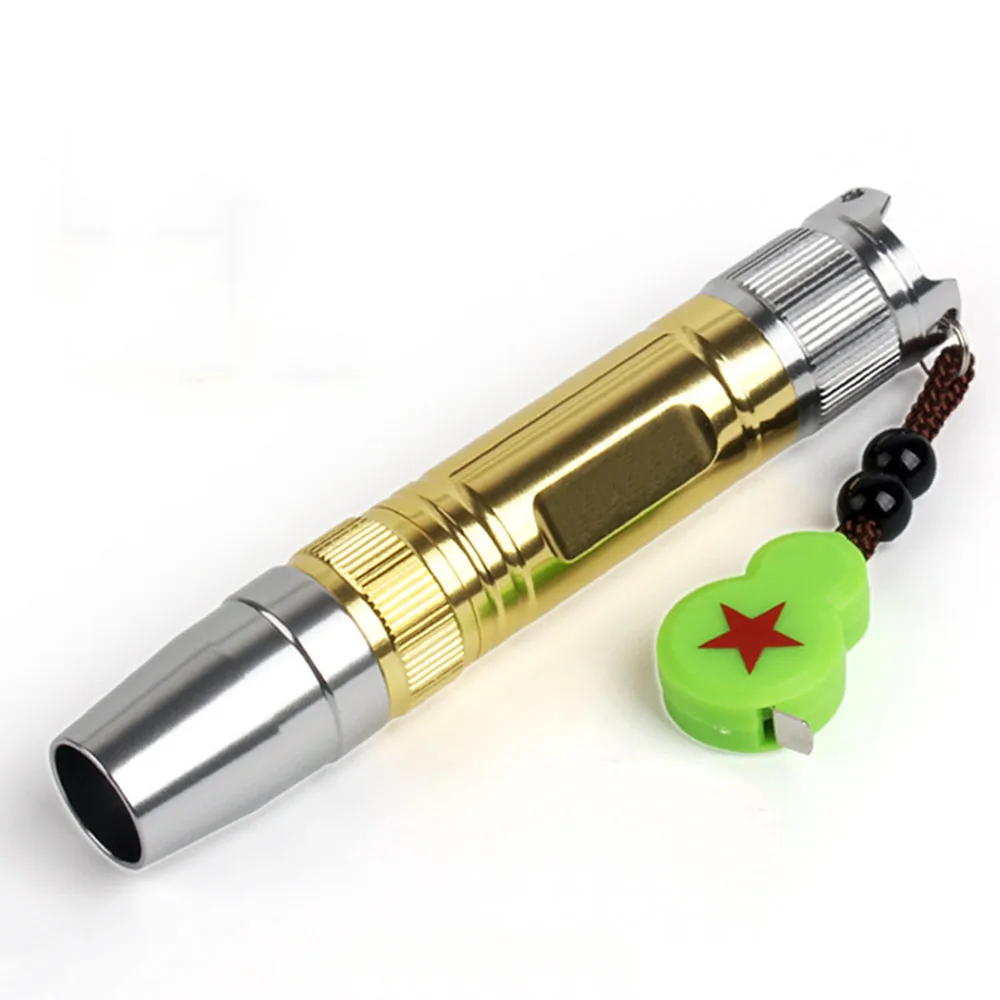 

3 Light Sources LED Gemstone Small Torch Yellow 395NM Black Light UV LED Flashlight Pen Light Jewelry Mineral Inspection Lampe