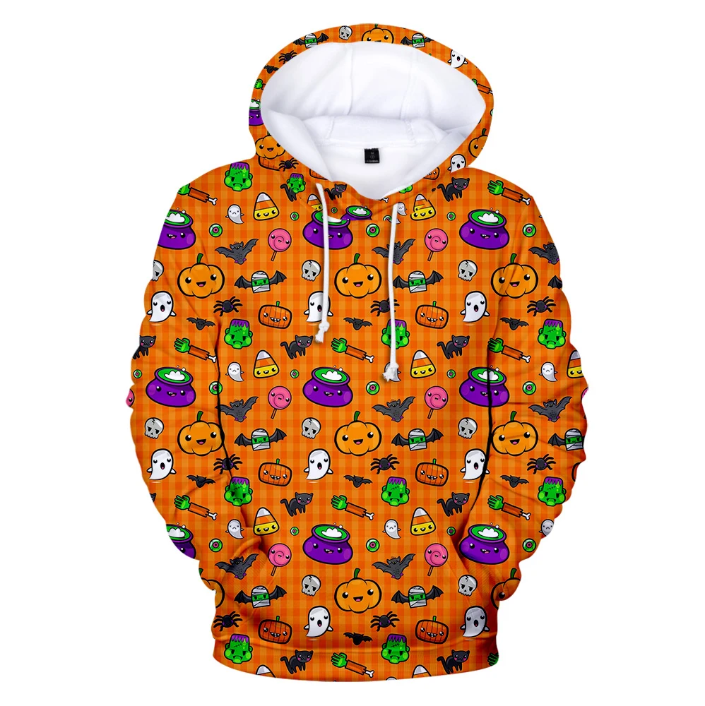 

Casual Hooded Halloween Hoodies Men Sweatshirt Women Unisex Pullovers Autumn Winter Hoody Boys Girls Casual Outwear Tops