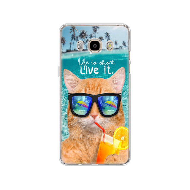 TPU silicon Case FOR Samsung Galaxy J7 2016 Case J710 J710F Cover FOR Samsung J7 2016 Case shell