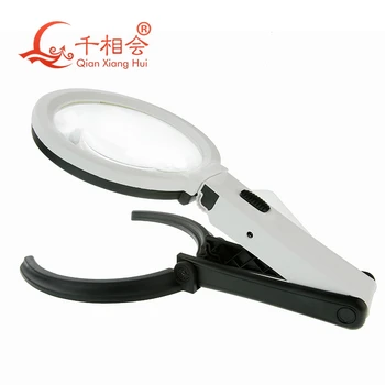 

10LED Plug-in Desk-Type/Handheld Dual-Purpose Magnifier
