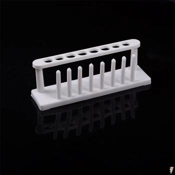 

1PCS 8 Holes Storage Stand Lab School Laboratory Supplies Plastic Test Tube Rack Testing Tubes Holder