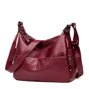 

2020 Spring Women's Messenger Bags Handbags Women Famous Brands Shoulder Bag Ladies Soft Pu Leather Casual Crossbody Bag Bolsas